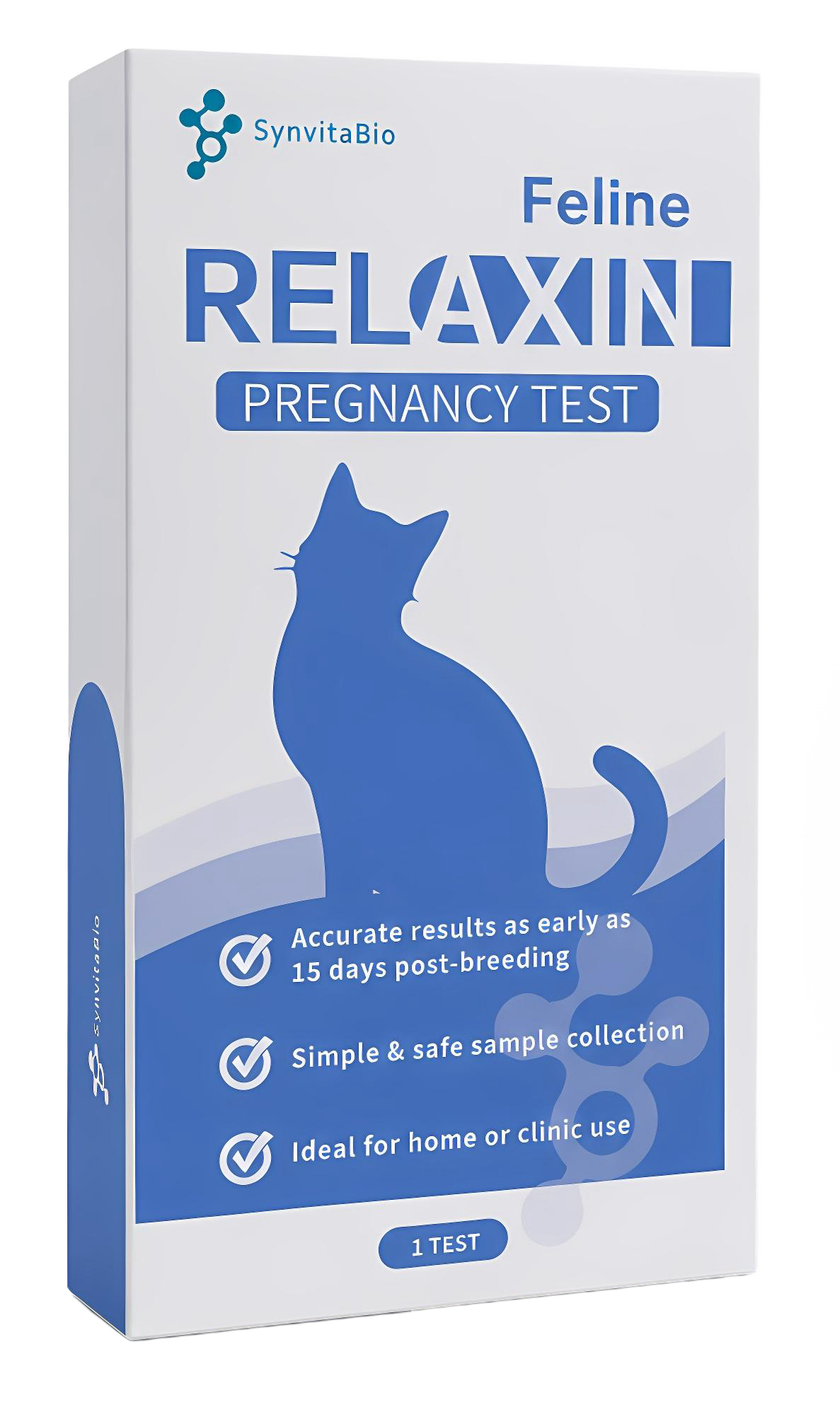 SynvitaBio feline relaxin pregnancy test retail box